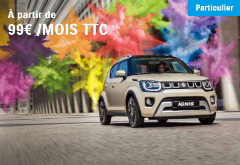 Suzuki-vitara-199-euros-par-mois Offre Suzuki Ignis Hybrid
