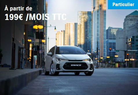 Suzuki-swace-249-euros-par-mois Offre Suzuki Swace Hybrid